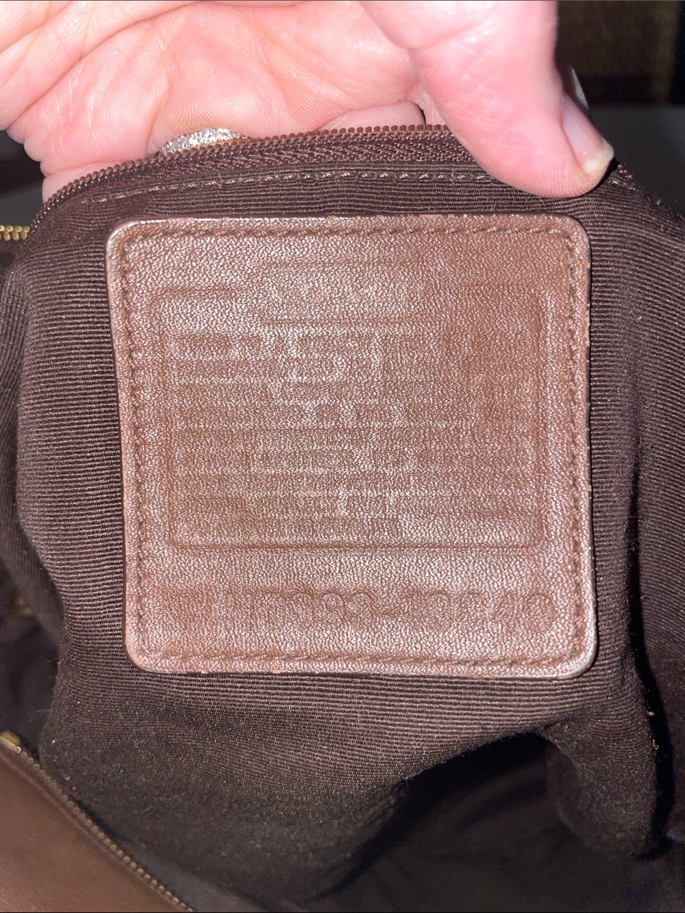 Vintage Coach Y2K MIA SoHo Pebbled Whiskey Leather Tote 10049 - Picture 7 of 16